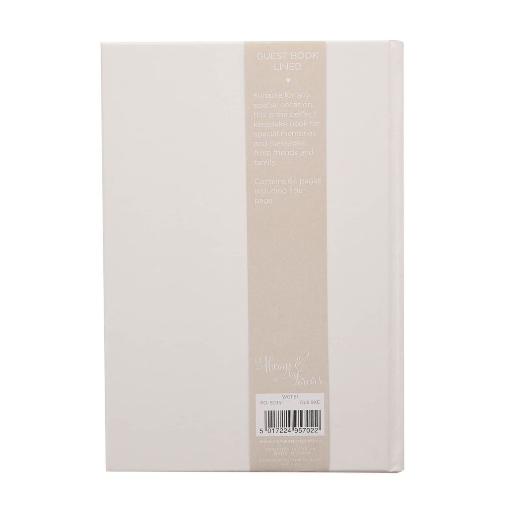 Always & Forever Paperwrap Guest Book