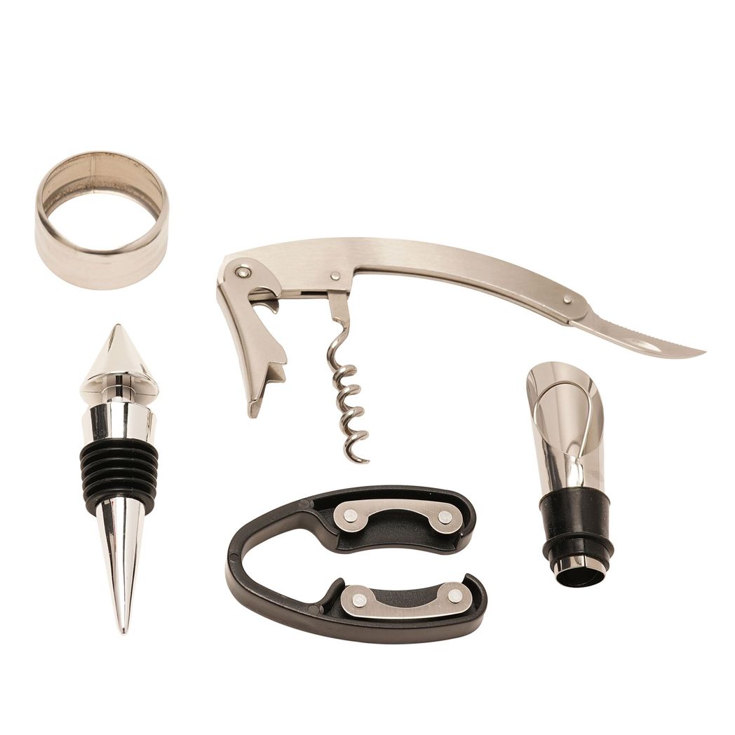 Harvey Makin Bar Set Large Wine Bottle Shape Corkscrew Set