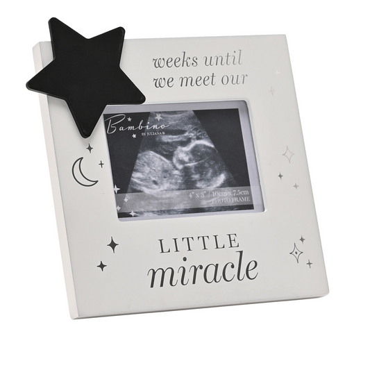 Baby Countdown Scan Photo Frame - Little Miracle