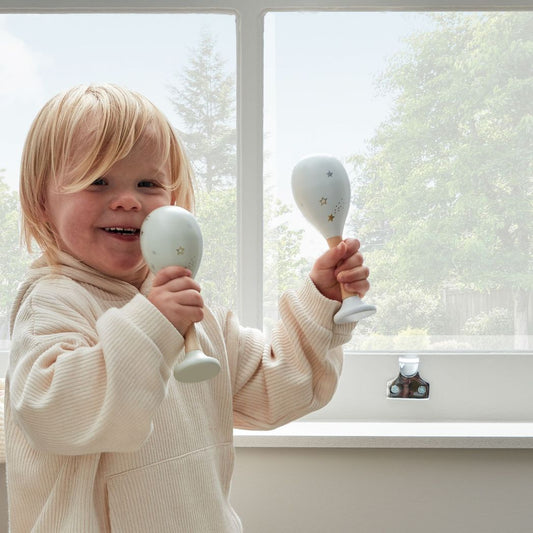 Baby  Wooden Maracas Twinkle Twinkle