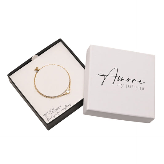 Mother Of The Bride Gift - Gold Plated Bracelet