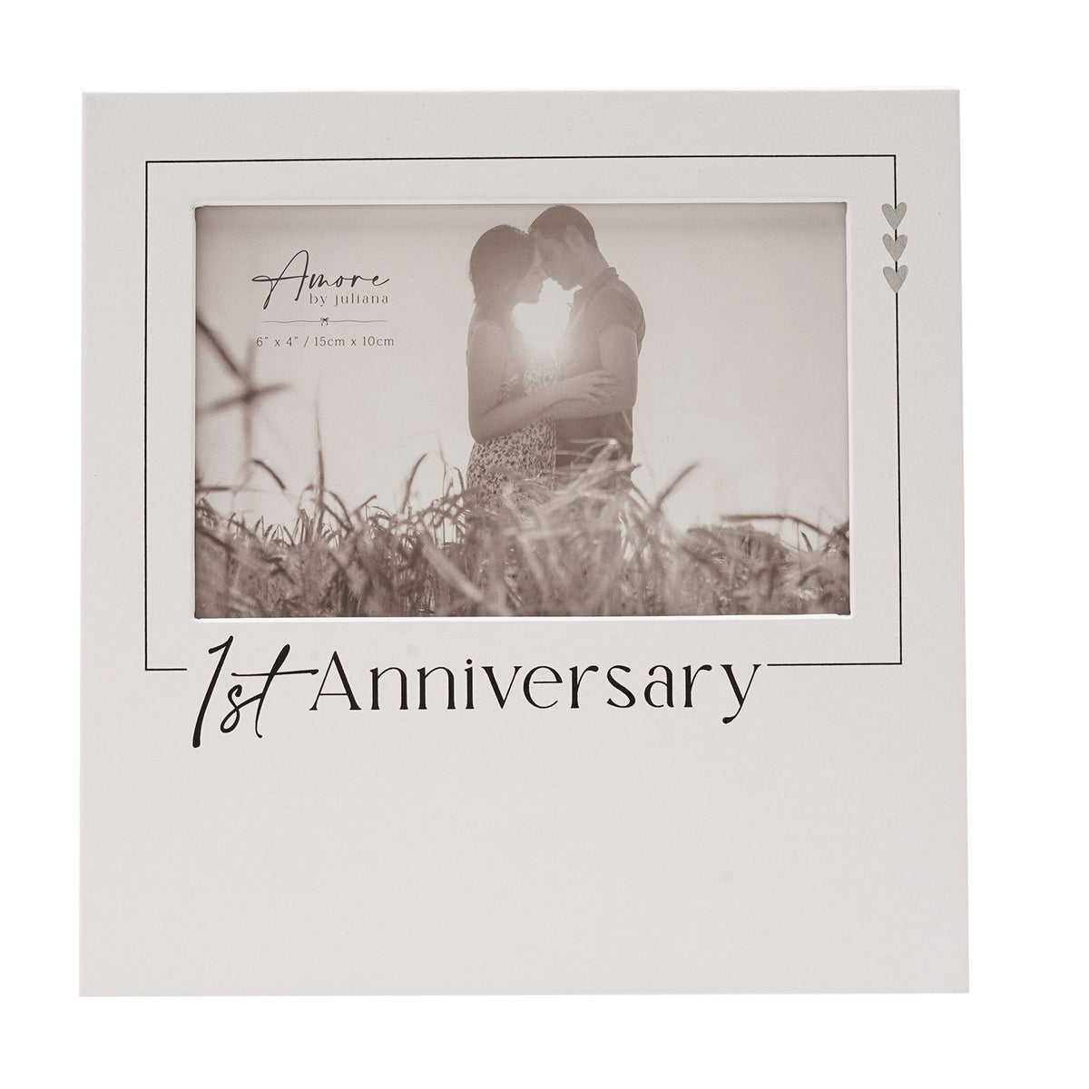 Amore Photo Frame '1st Anniversary' - 6" x 4"