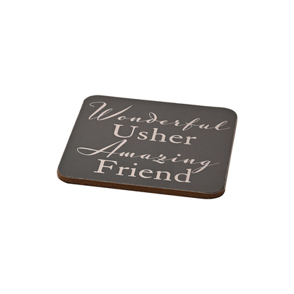 Amore Whisky Glass and Coaster - Usher
