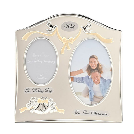 30th Anniversary Gift - Double Photo Frame