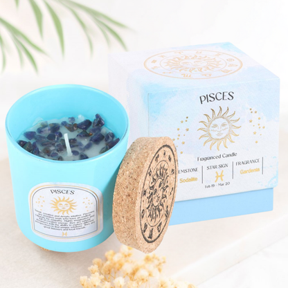 Zodiac Crystal Candles