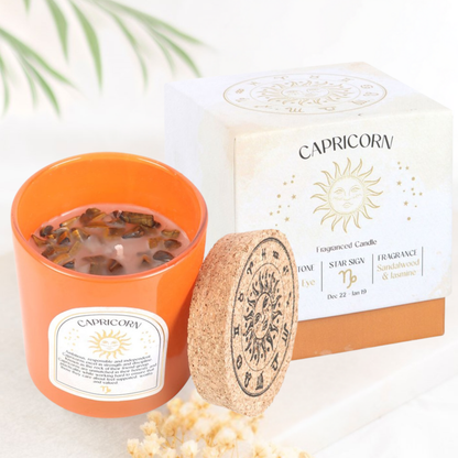 Zodiac Crystal Candles