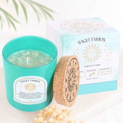 Zodiac Crystal Candles