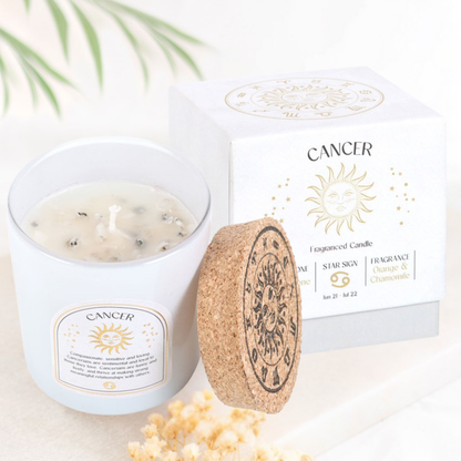 Zodiac Crystal Candles