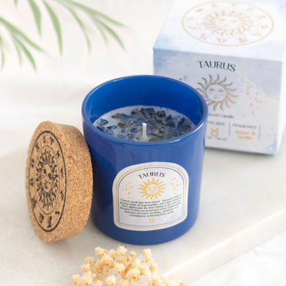 Zodiac Crystal Candles