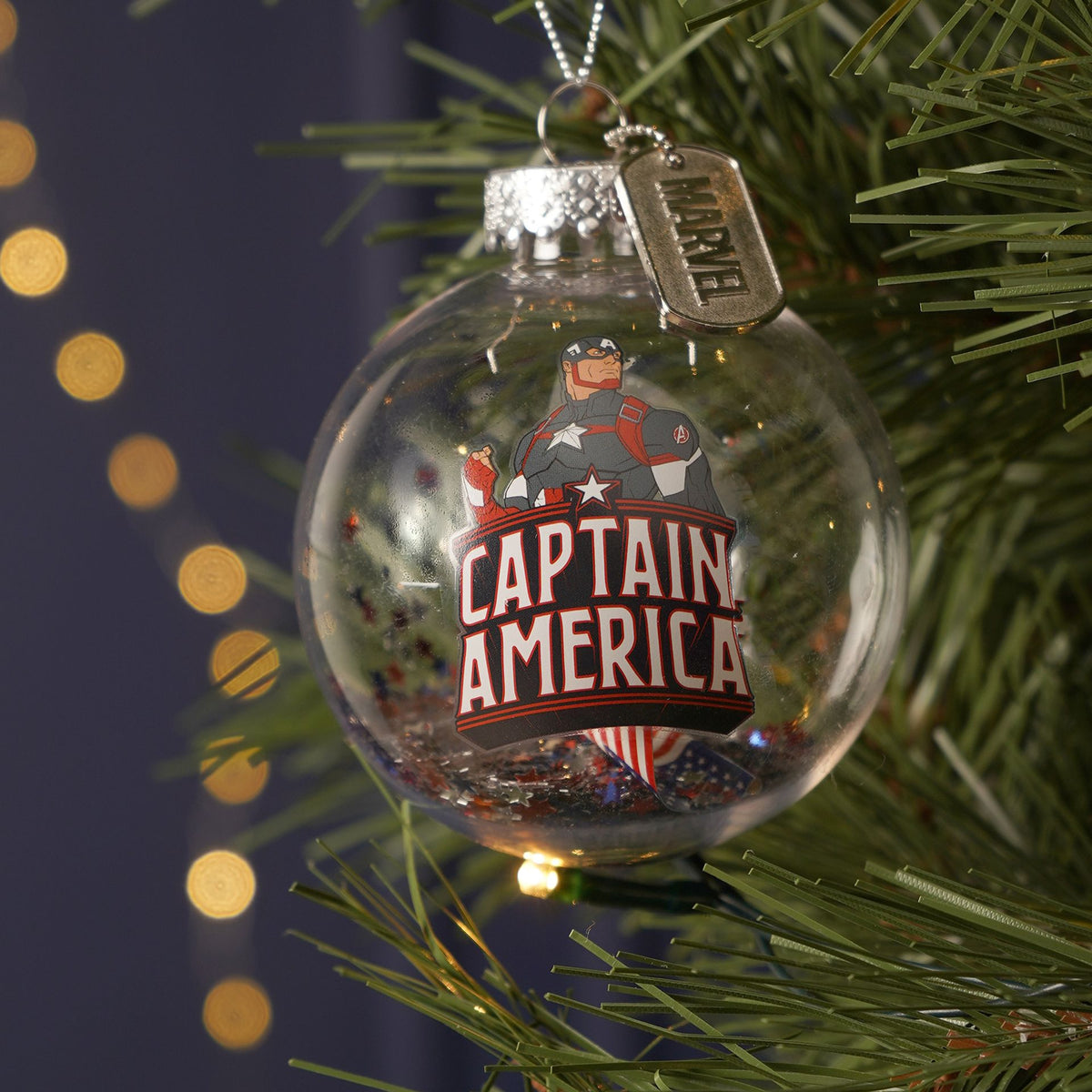 Marvel The Avengers Set of 7 Filled Christmas Baubles