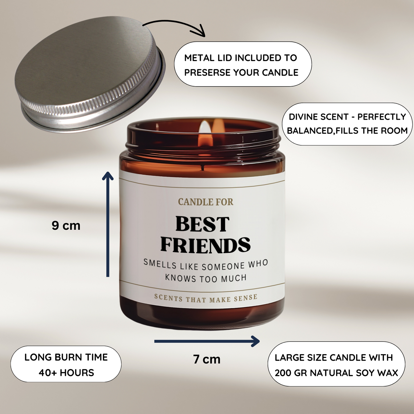 Best Friends Candle