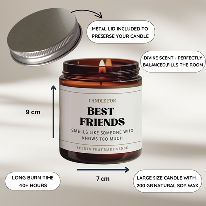 Best Friends Candle
