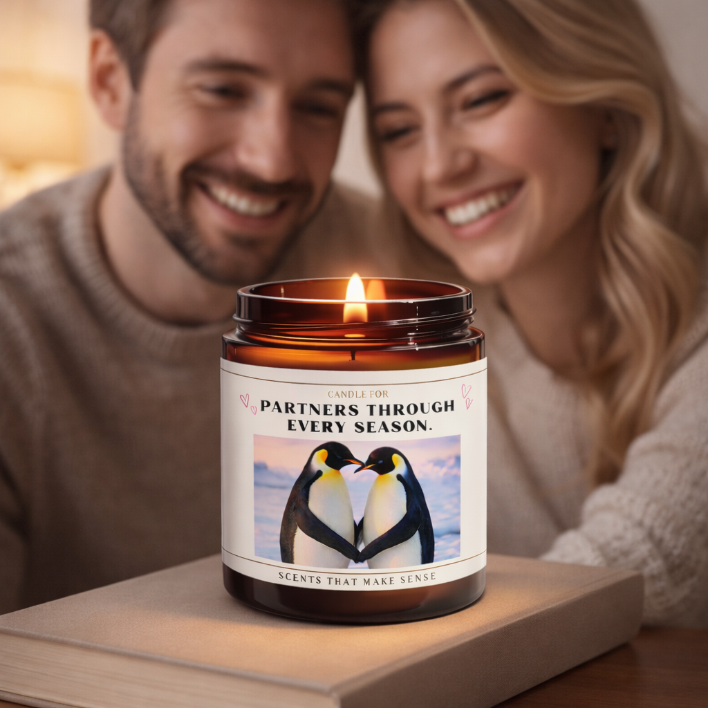 Penguin Candle - Partners Through Every Season