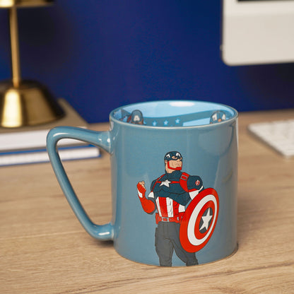 Marvel The Avengers Mug with Inside Decal - Captain America