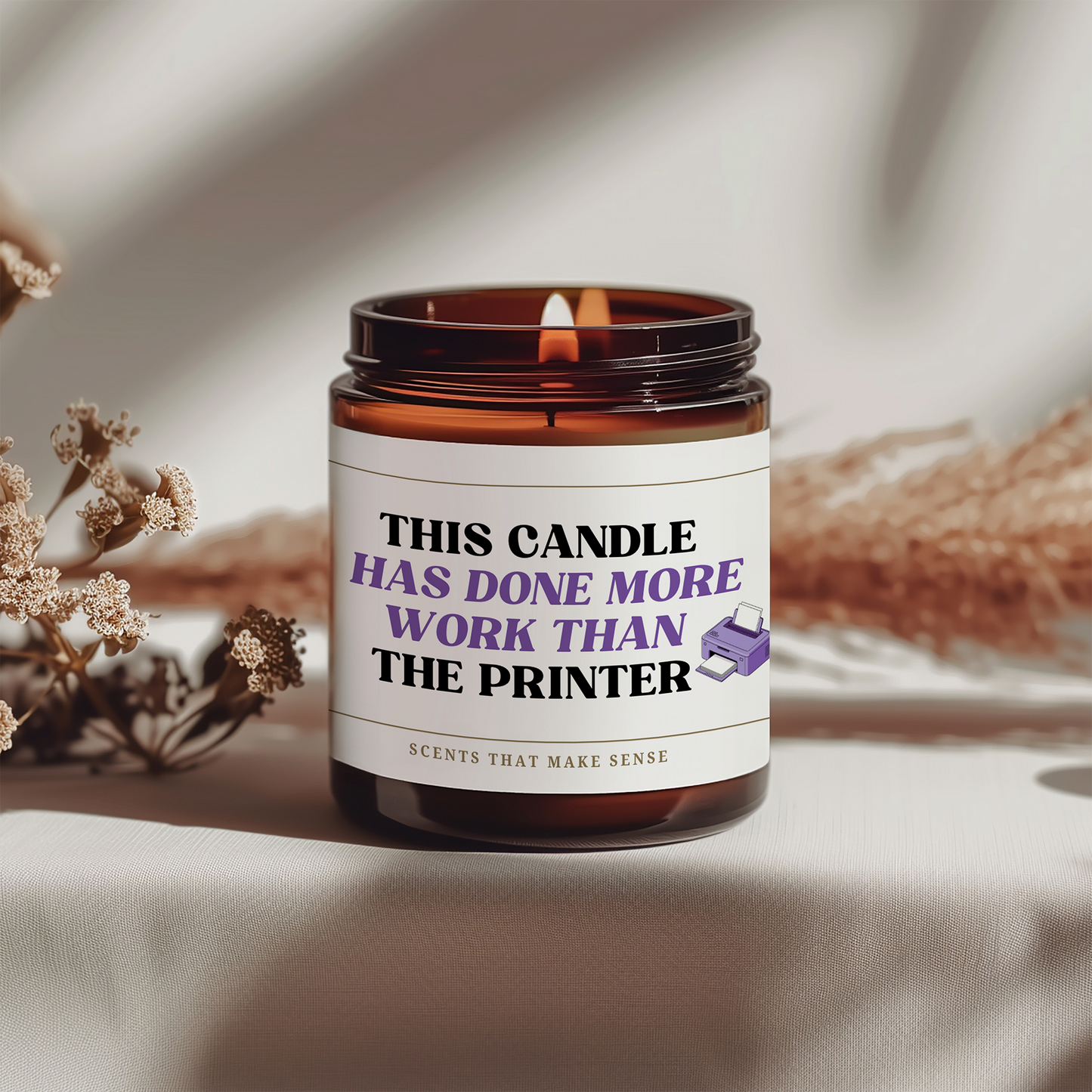 Funny Office Candle