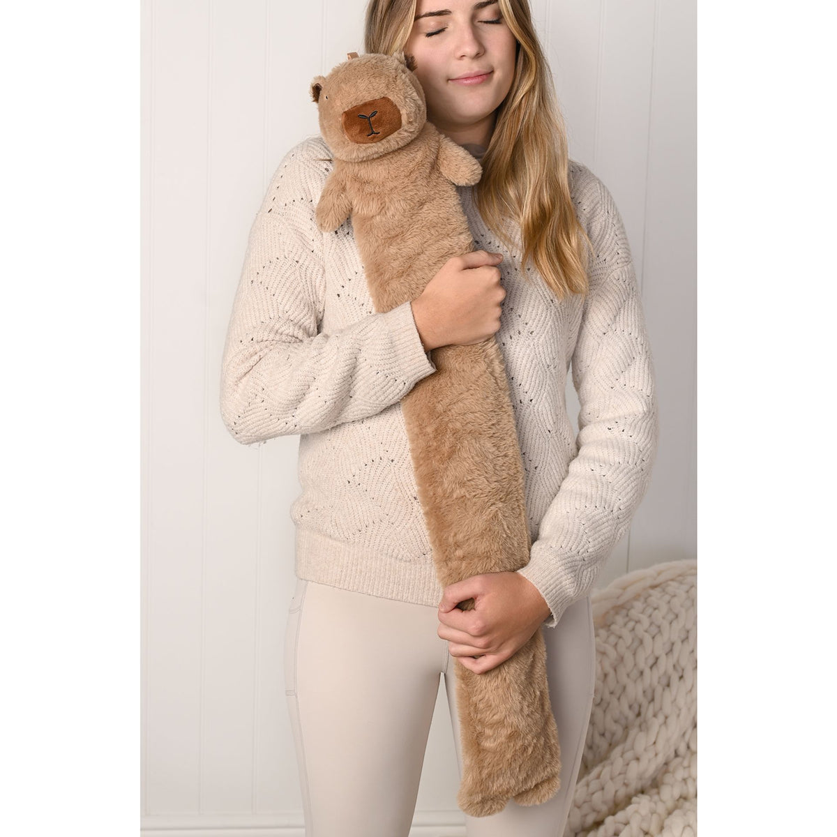 Capybara 1.7L Long Hot Water Bottle