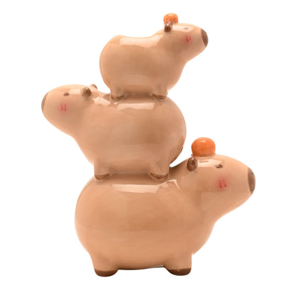 Capybara Stack Flower Vase