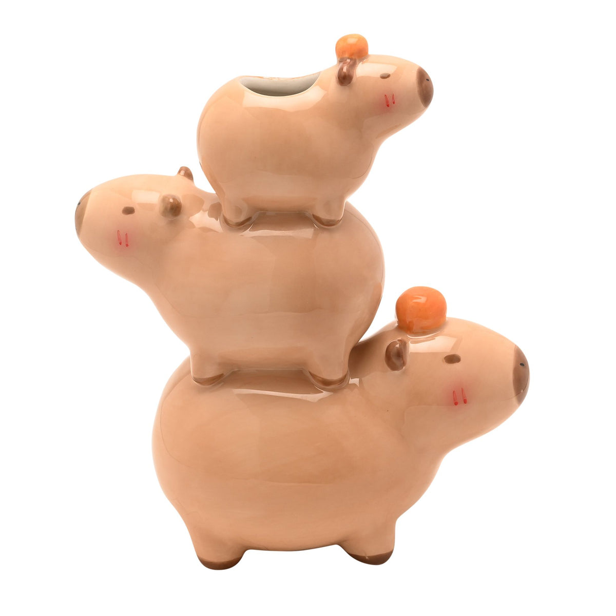 Capybara Stack Flower Vase