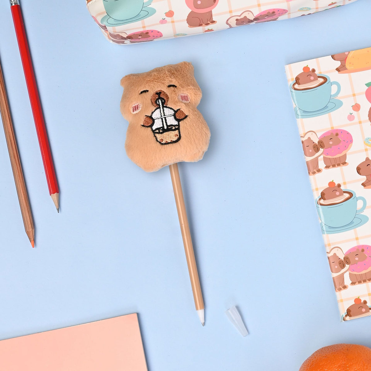 Capybara Plush top Pen
