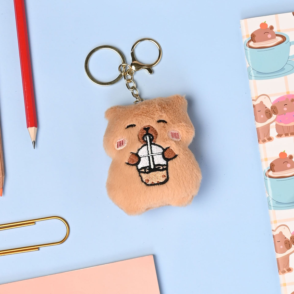 Capybara Plush Keyring/Bag Charm