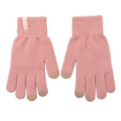 Cosy Knit Hat Glove & Scarf Gift Set - Blush Pink