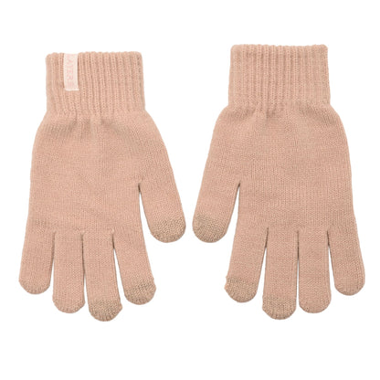 Cosy Knit Hat Glove & Scarf Gift Set - Nude