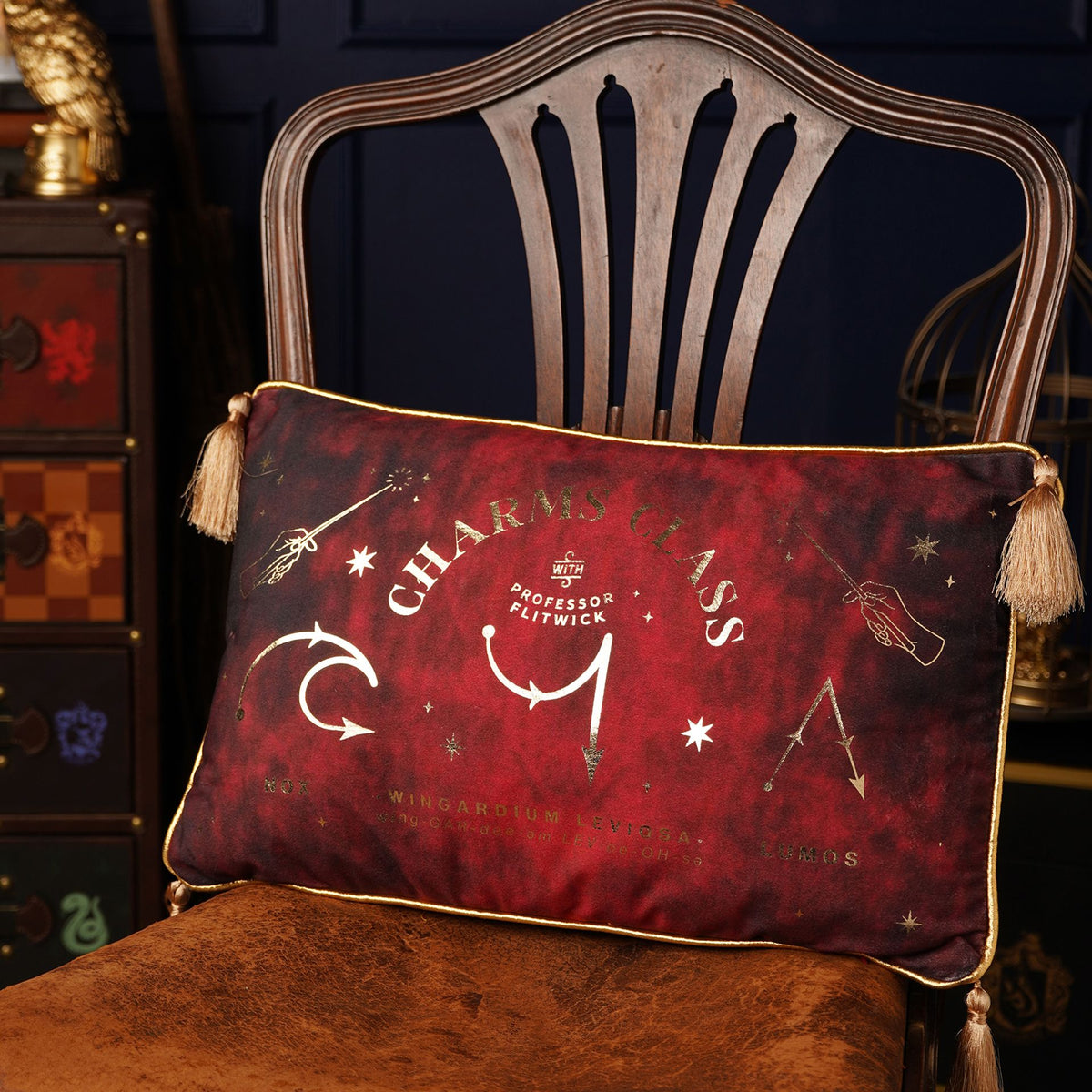 Harry Potter Velvet Cushion 50 x 30cm - Charms Class