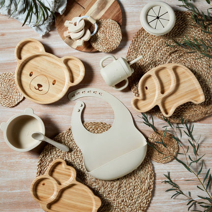 Bambino Bamboo & Silicone Elephant  Base Plate