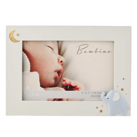 Baby Photo Frame with Elephant Icon 6" x 4"