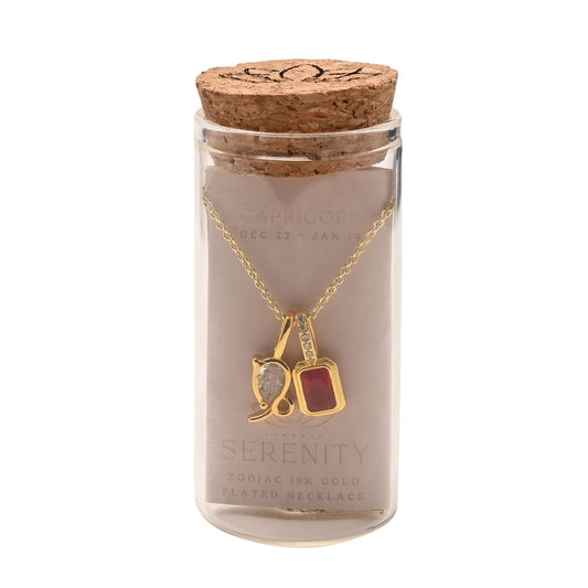 Zodiac 18k Gold Plated Necklace - Capricorn