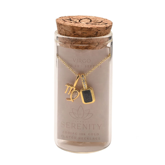Zodiac 18k Gold Plated Necklace - Virgo