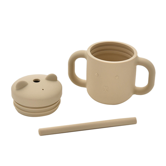 Baby Silicone Sippy Cup Natural