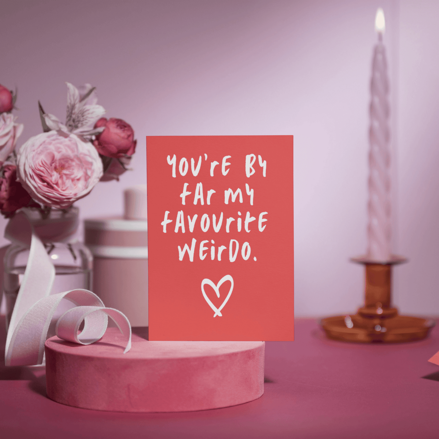 Favourite Weirdo Anniversary Card