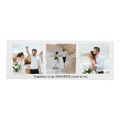 Anniversary Gifts For Couples Photo Mantel Block