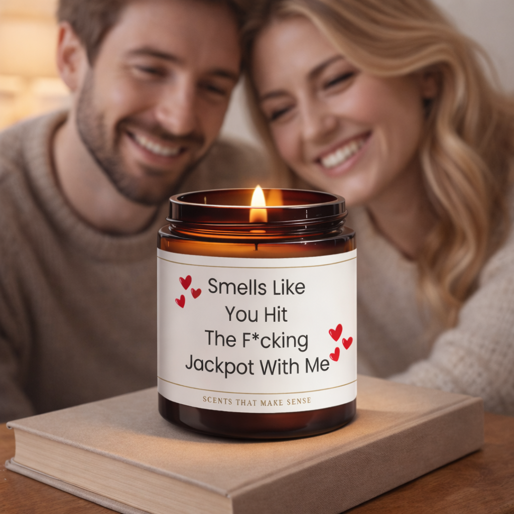 You Hit The F*cking Jackpot With Me Candle