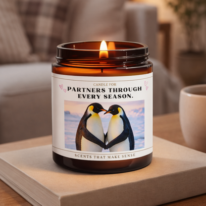Penguin Candle - Partners Through Every Season