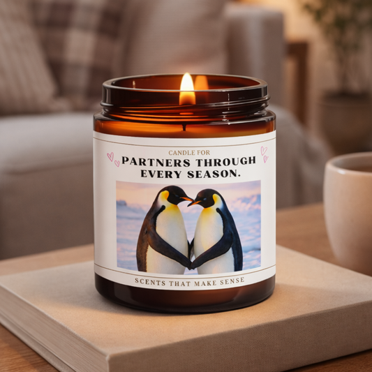 Penguin Candle - Partners Through Every Season