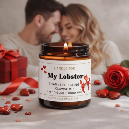 You Are My Lobster Candle