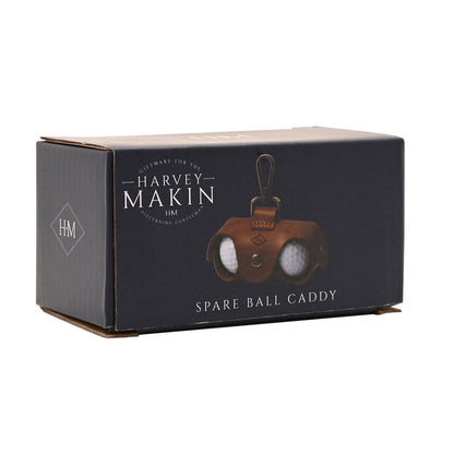 Harvey Makin Golfers Spare Balls Caddy - Tan
