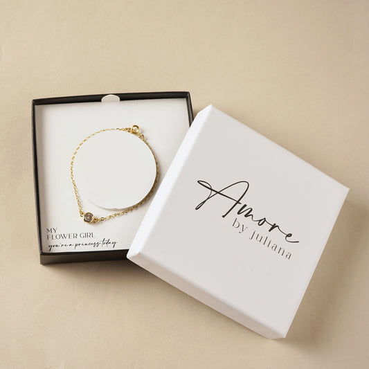 Flower Girl Gift - Gold Plated Bracelet