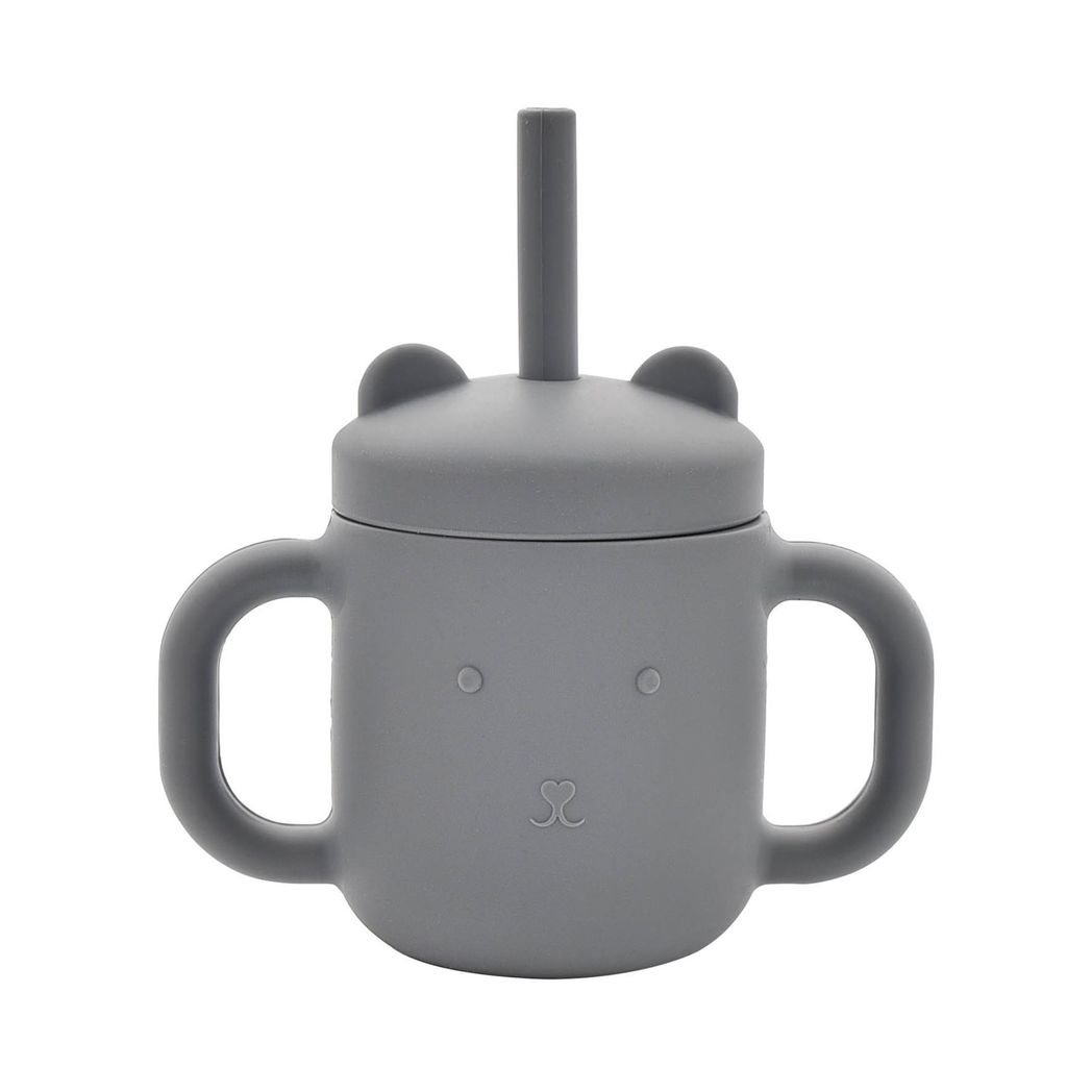 Bambino Silicone Sippy Cup Blue/Grey