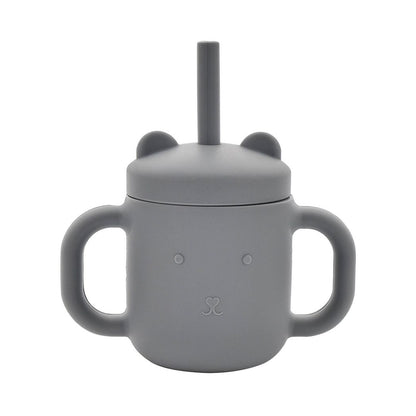 Bambino Silicone Sippy Cup Blue/Grey