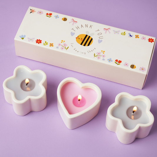 Thank You Gift - Set Of 3 Mini Candles