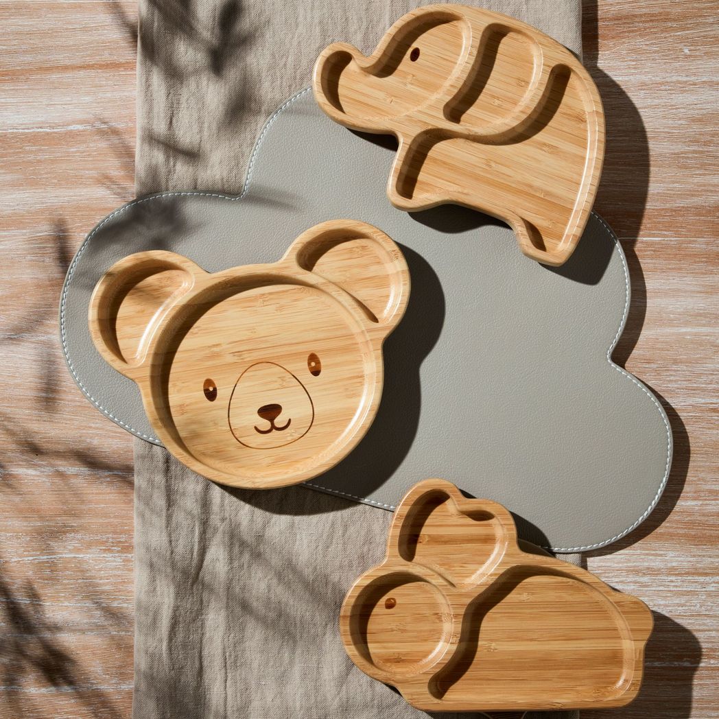 Bambino Bamboo & Silicone Elephant  Base Plate