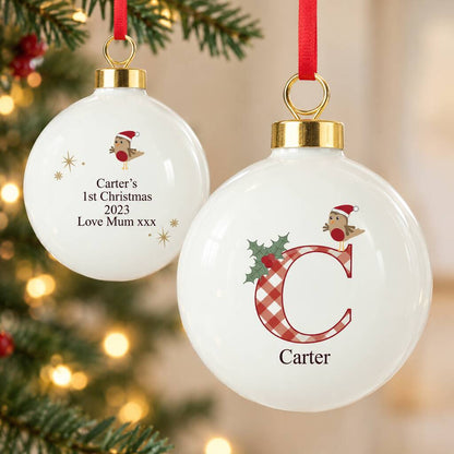Baby's First Christmas Bauble Gift For Children