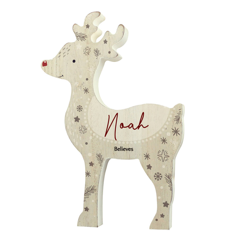 Baby's First Christmas Gift Personalised Reindeer Decoration