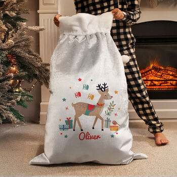 Baby's First Christmas Sack Reindeer Xmas Gift For Children