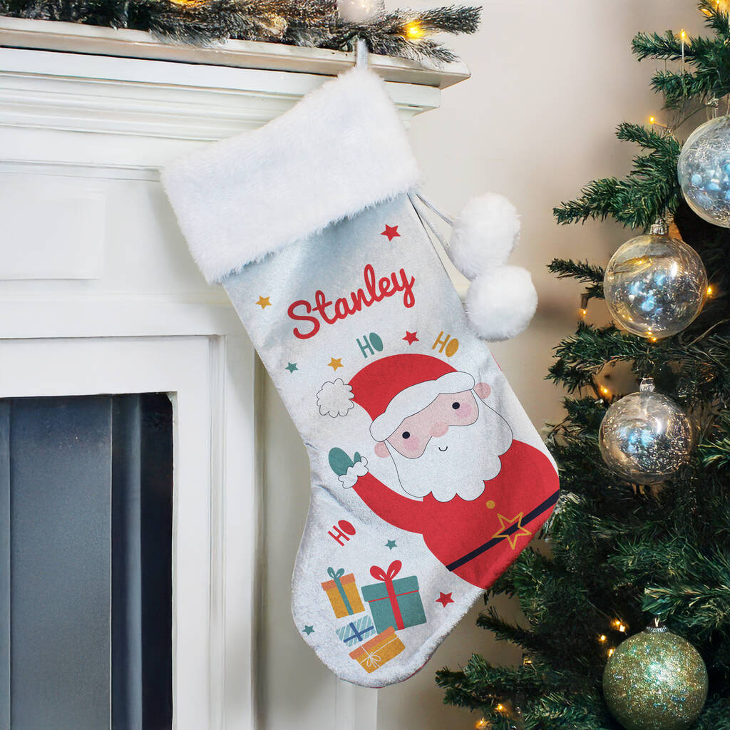 Baby's First Christmas Stocking Children Xmas Gifts