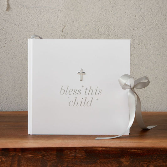 Christening Photo Album "Bless This Child"
