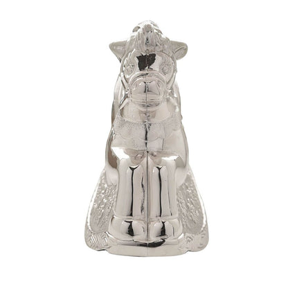 Bambino Silver Plated Rocking Horse Money Box